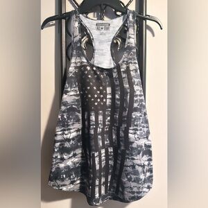 NWT Converse USA Flag Racerback Tank Top